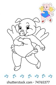 Ballet Coloring Pages Images, Stock Photos & Vectors | Shutterstock