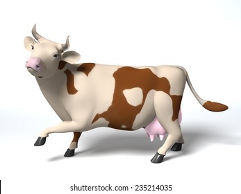 Dancing Cartoon Cow