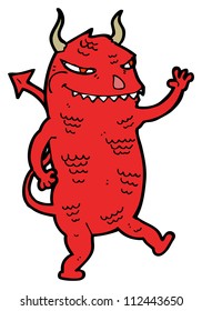 Dancing Devil Cartoon Stock Illustration 112443650 | Shutterstock