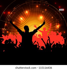 Dancing people