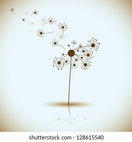 Dandelion Background Stock Illustration 128615540 | Shutterstock