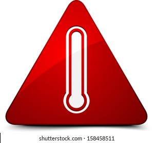 Danger Hot Temperature Sign