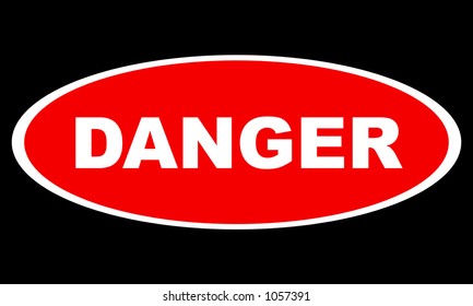 Danger Logo Stock Illustration 1057391 | Shutterstock