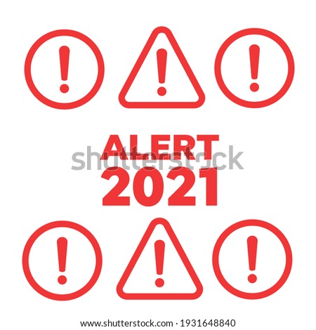 Danger sign design. Caution error icon.