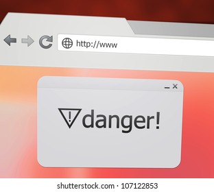 Danger in Web Browser