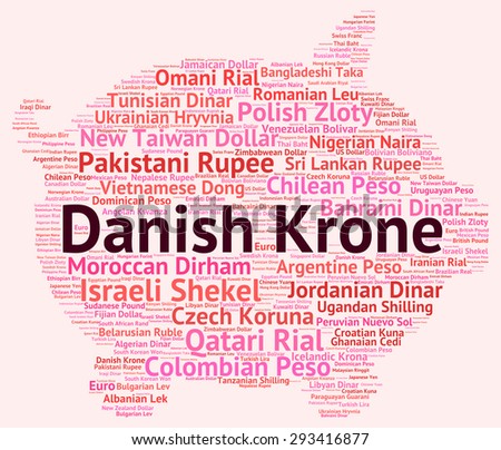 Royalty Free Stock Illustration Of Danish Krone Indicating Forex - 