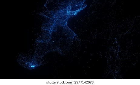 Dark Abstract Background ,Abstract background design , Concept of cover with dynamic effect