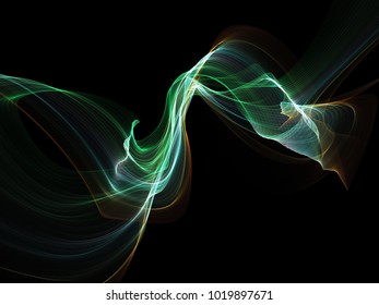 Dark abstract background with a glowing abstract waves, abstract background - Shutterstock ID 1019897671