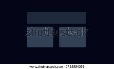 Dark abstract background with multiple oval shapes minimal moder