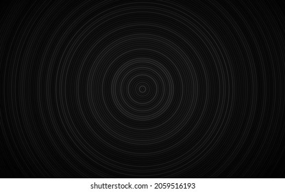 Dark abstract circle background  Black circles and different transparencies   dark gradient  Simple geometric pattern
