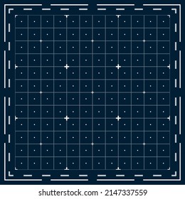 Dark Ambient Hud Grid Infographic