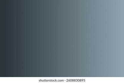 Dark Ash To Soft Bluish Ash Gradient Color Landscape Background - Shadow Mist