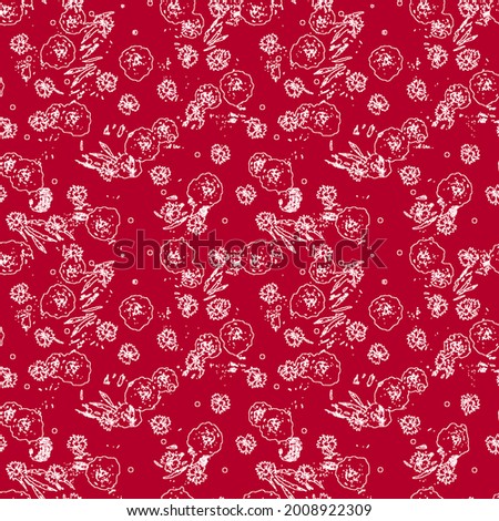 dark background with decorative element for allover print