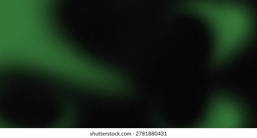 A dark background with a glowing green gradient effect, creating a mysterious and futuristic ambiance.