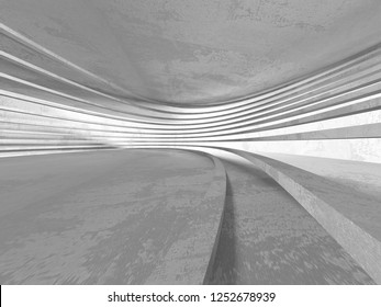 Dark basement empty room interior. Concrete walls. Architecture background. 3d render illustration