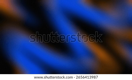 Dark black background with Diagonal Lines strong contrast between warm orange and cool blue color is dazzling.