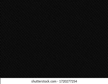 Dark Black Fabric Grid Background.Modern Abstract Texture.