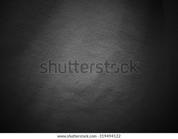 Dark Black Fabric Texture Background Linen Stock Illustration 319494122