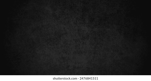 Dark black grunge textured concrete background. Panorama dark grey black slate background or texture. black concrete texture. Stone wall background.	
