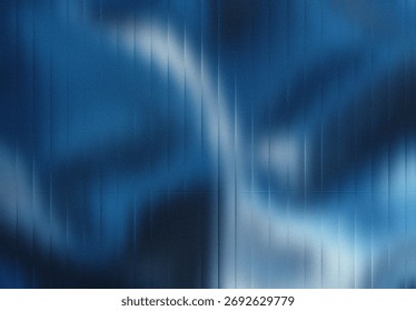 Dark Blue Abstract Gradient Background – Vertical Motion Blur Texture Design. Abstract ribbed glass texture modern background. Dark blue abstract background