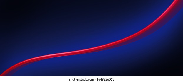 Dark Blue Background With Red Swish