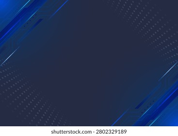 dark blue color tech background desig