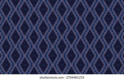 a dark blue diamond pattern for backgrounds, textiles, wallpapers, and designs. seamless and aesthetic art