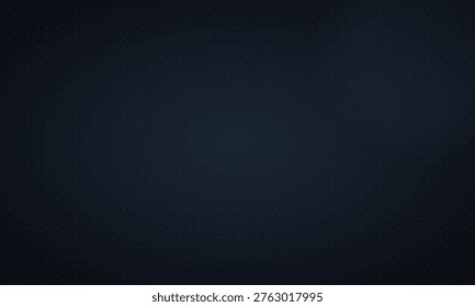 Dark Blue Digital Tech Background with Minimalist Dotted Grid and Subtle Lens Flare