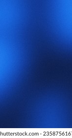 Dark blue grainy gradient vertical background noise texture abstract mobile wallpaper backdrop design