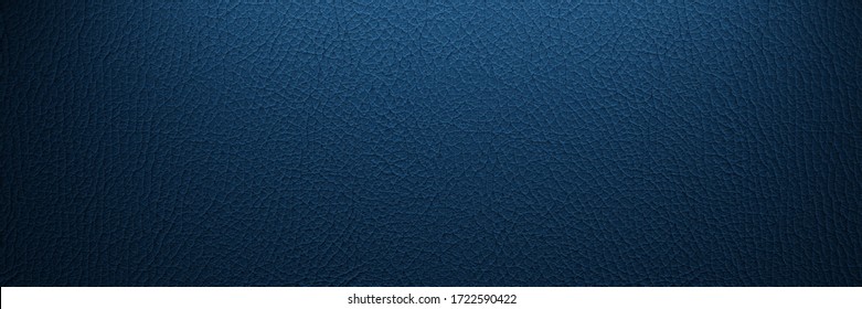 Dark blue leather as material texture background header (3D Rendering)