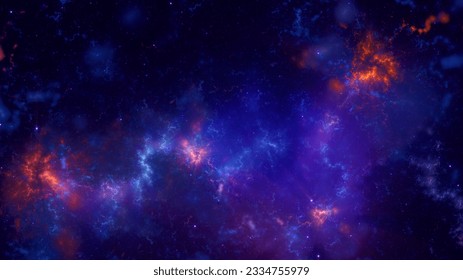 Nebulosa azul oscuro con