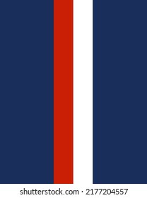 Dark Blue Portrait Background With A Red And White Diagonal Line In The Middle.