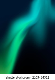 Dark blurred background  Gradient black  emerald  turquoise  blue  green  Glow dark background similar to the northern lights  Blank  template for screensaver 