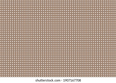 Dark Brown Rattan Cane Pattern Seamless High Resolution