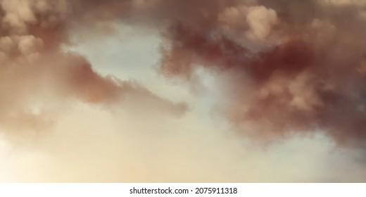 Dark Cloud Painting. Digital Art. Background nature abstract - Shutterstock ID 2075911318