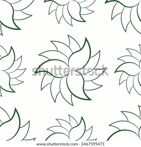 Dark Emerald boho geometric pattern, green seamless pattern, digital paper, wavy lines, kaleidoscope, abstract flowers, snazzy, elegant, bohemian, minimalist, repeated background, modern, art, graphic