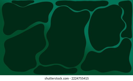 Dark Green Camo Pattern On A Bright Green Hue.