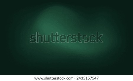 dark green and soft green background with simple wave. Abstract colorful illustration in blur style with gradient.