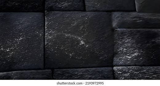 Dark grey black slate background or texture.