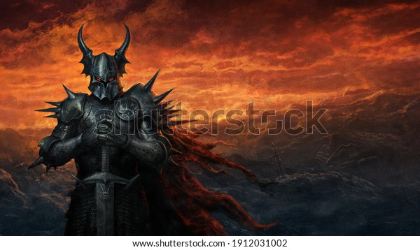 Dark knight -
fantasy art digital
illustration