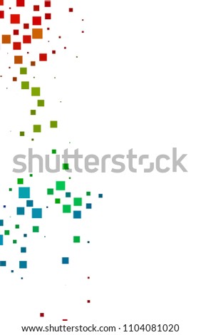 Dark Multicolor, Rainbow vertical abstract textured polygonal background. Blurry rectangular design. The pattern with repeating rectangles can be used for background.