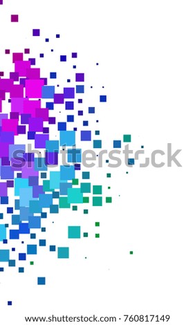 Dark Multicolor, Rainbow vertical blurry rectangular background. Geometric background in square style with gradient. The pattern can be used for brand-new background.