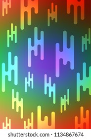Dark Multicolor, Rainbow vertical natural elegant pattern. Glitter abstract illustration with doodles and Zen tangles. The textured pattern can be used for website. - Shutterstock ID 1134867674