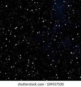 dark nebula sky with white stars