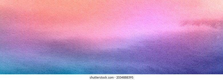 Dark Ombre Rainbow Watercolor Style Background Illustration