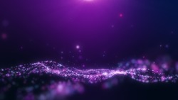 Dunkelrosa, Violetter Staubpartikel, Lichteffekt.