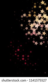 Dark Pink, Yellow vertical pattern with christmas stars. Shining colored illustration with stars. Smart design for your business advert.