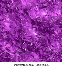 Dark Purple Crystal Seamless Background