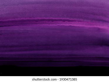 Dark Purple Watercolor Background, Mystery In Color