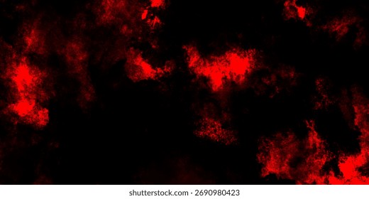 Dark red powder explosion cloud on black background. Abstract red and black grunge texture smoke. smoke fog misty texture overlay on dark black. paranormal red mystic smoke, clouds for movie.